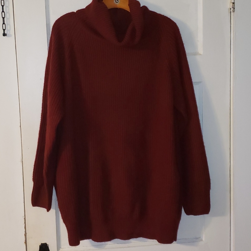 Burgundy Sweater Dress